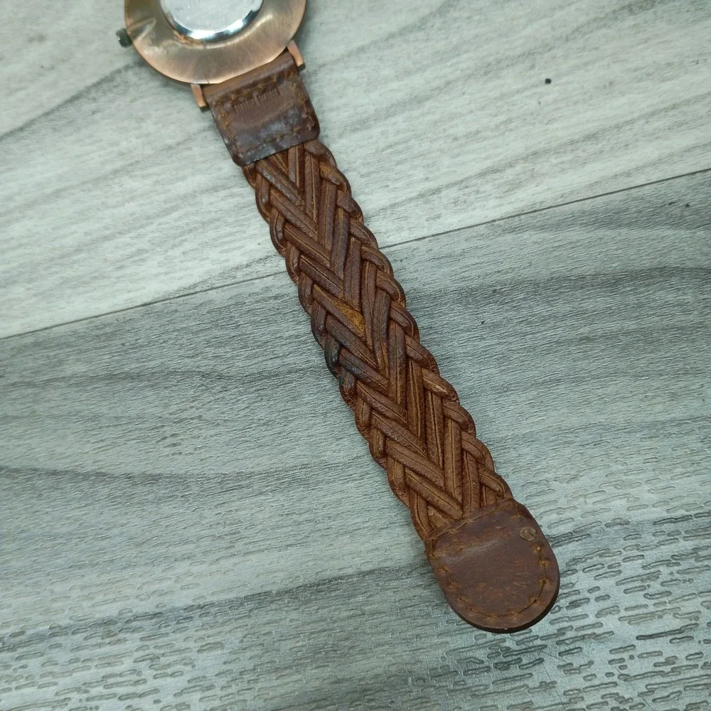 Vintage Fossil Fred Flintstone Watch Limited Edition Braided Strap & Tin 1993
